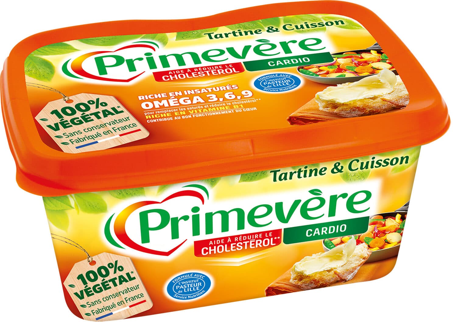 Primevère Tartine & Cuisson 100% végétal packshot