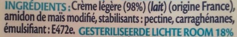 Bridélice Crème légère semi épaisse 18% packshot