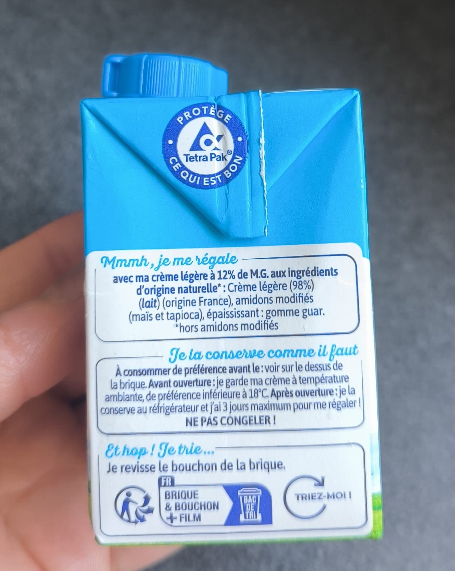 Bridelice Bridélice Crème légère fluide 12%Mat. Gr. packshot