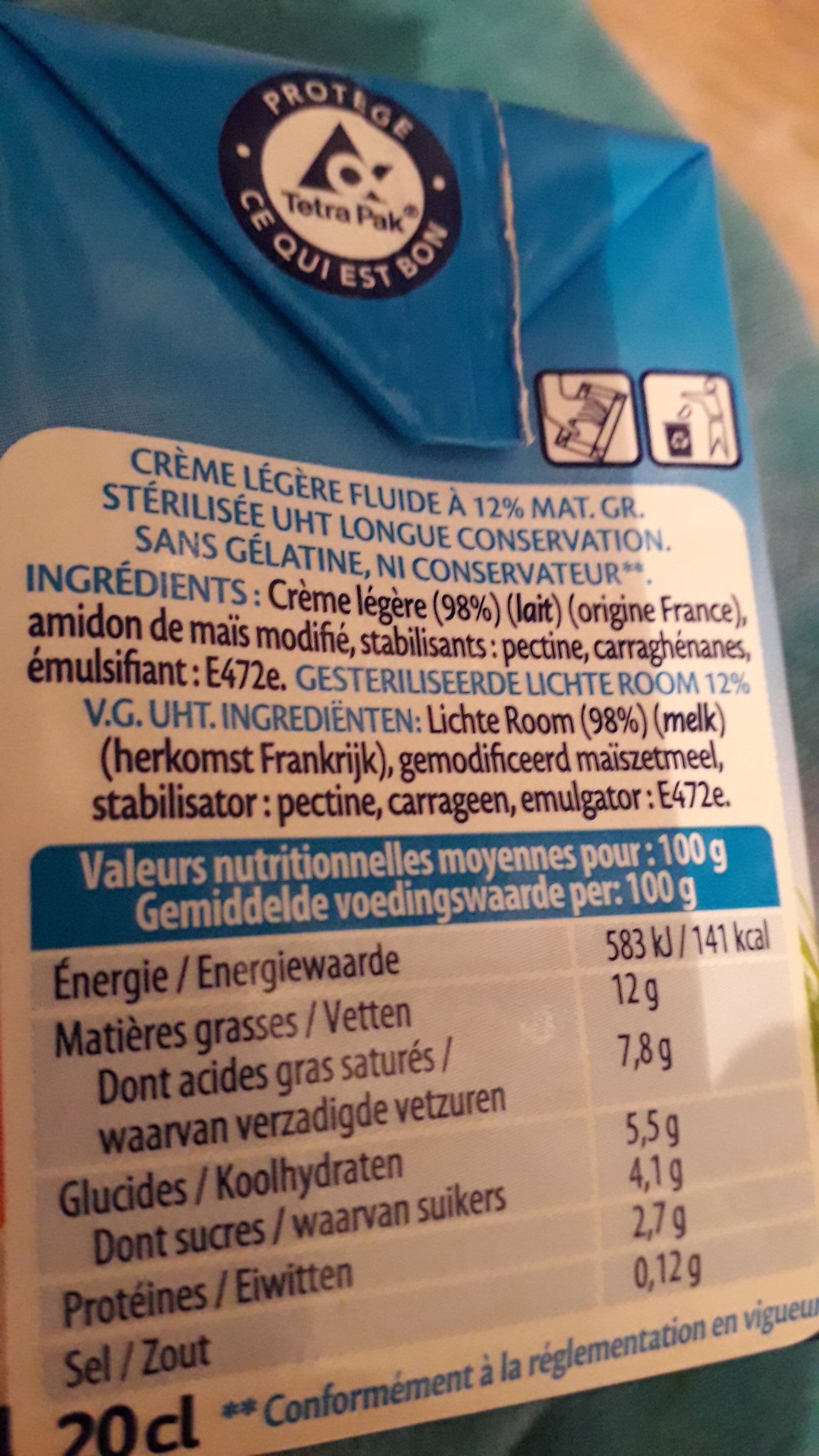 Bridelice Bridélice Crème légère fluide 12%Mat. Gr. packshot
