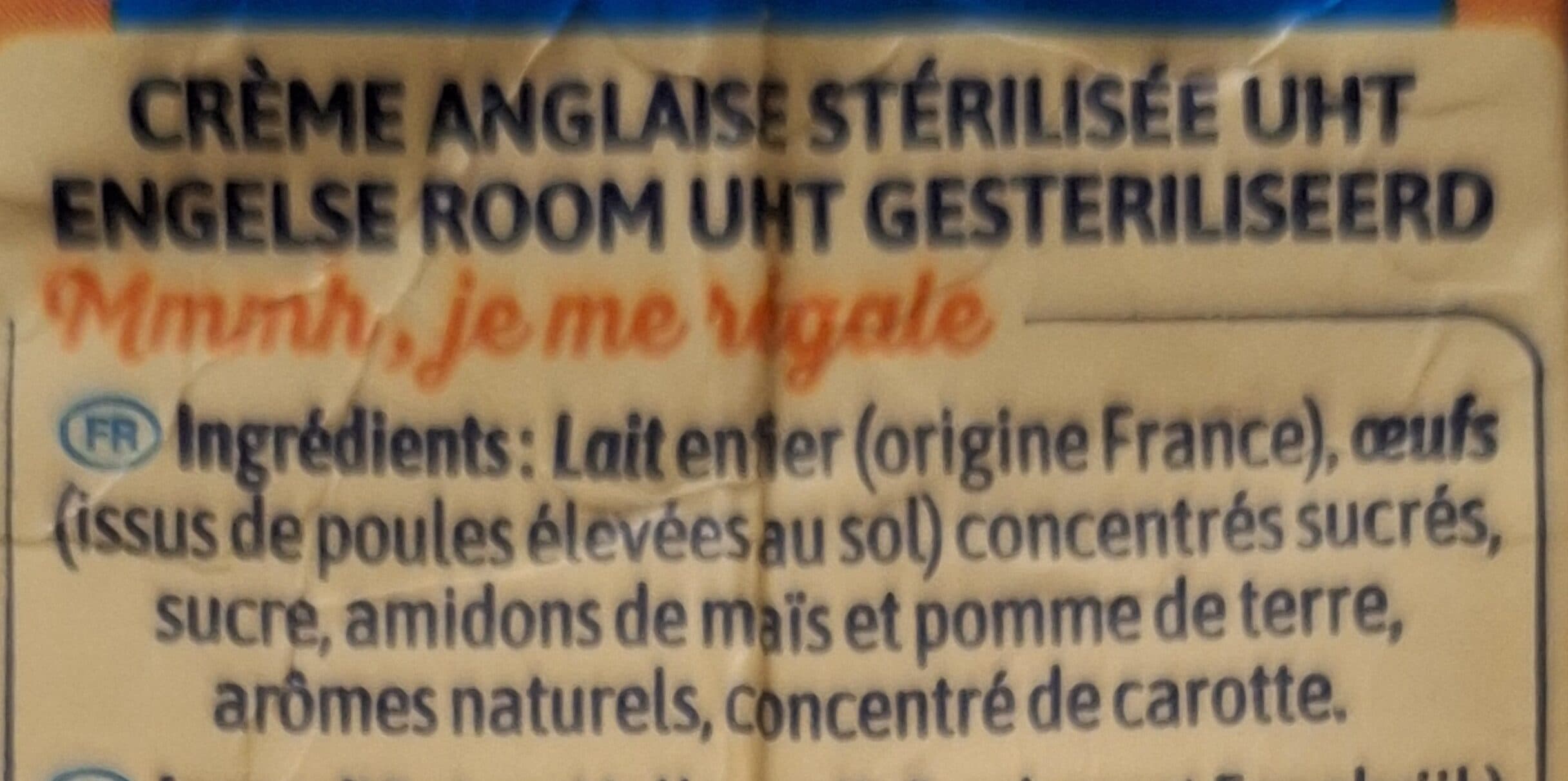 Bridélice Ma Crème anglaise packshot