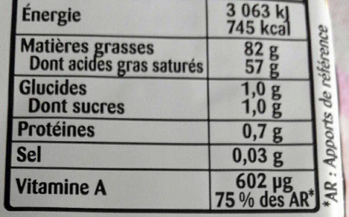 Président Beurre Doux packshot