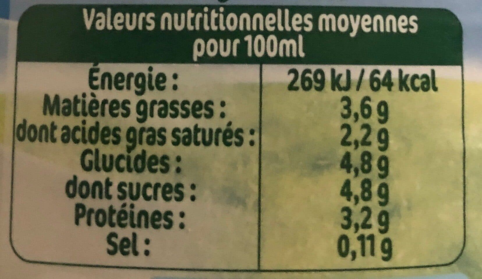 Lactel Lait frais entier packshot