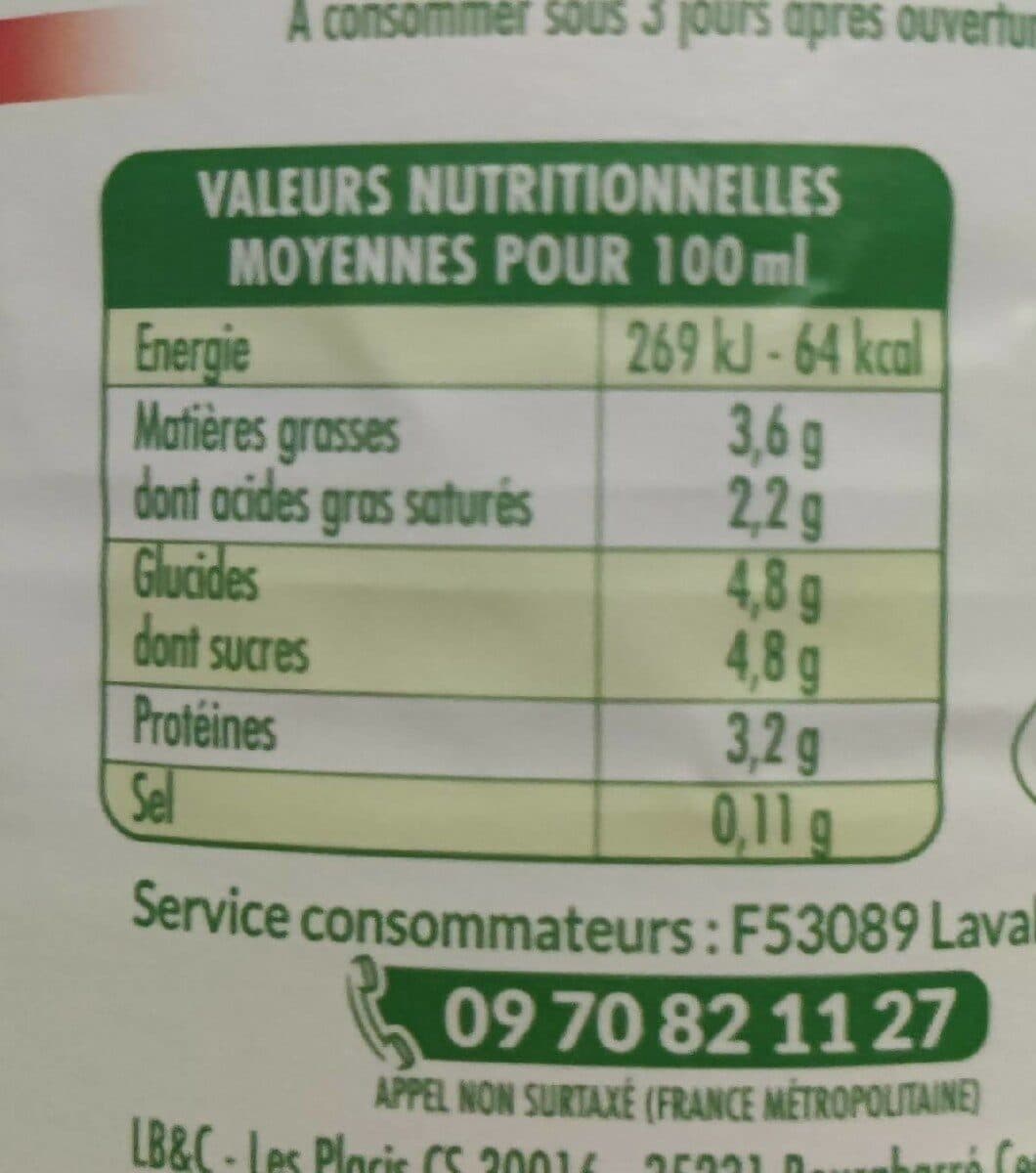 Bridel Lait de Bretagne Entier Bio packshot