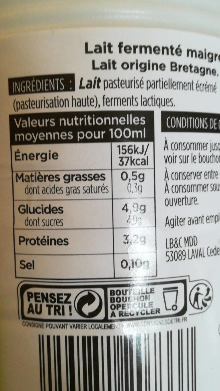 Liddl Lait ribot packshot