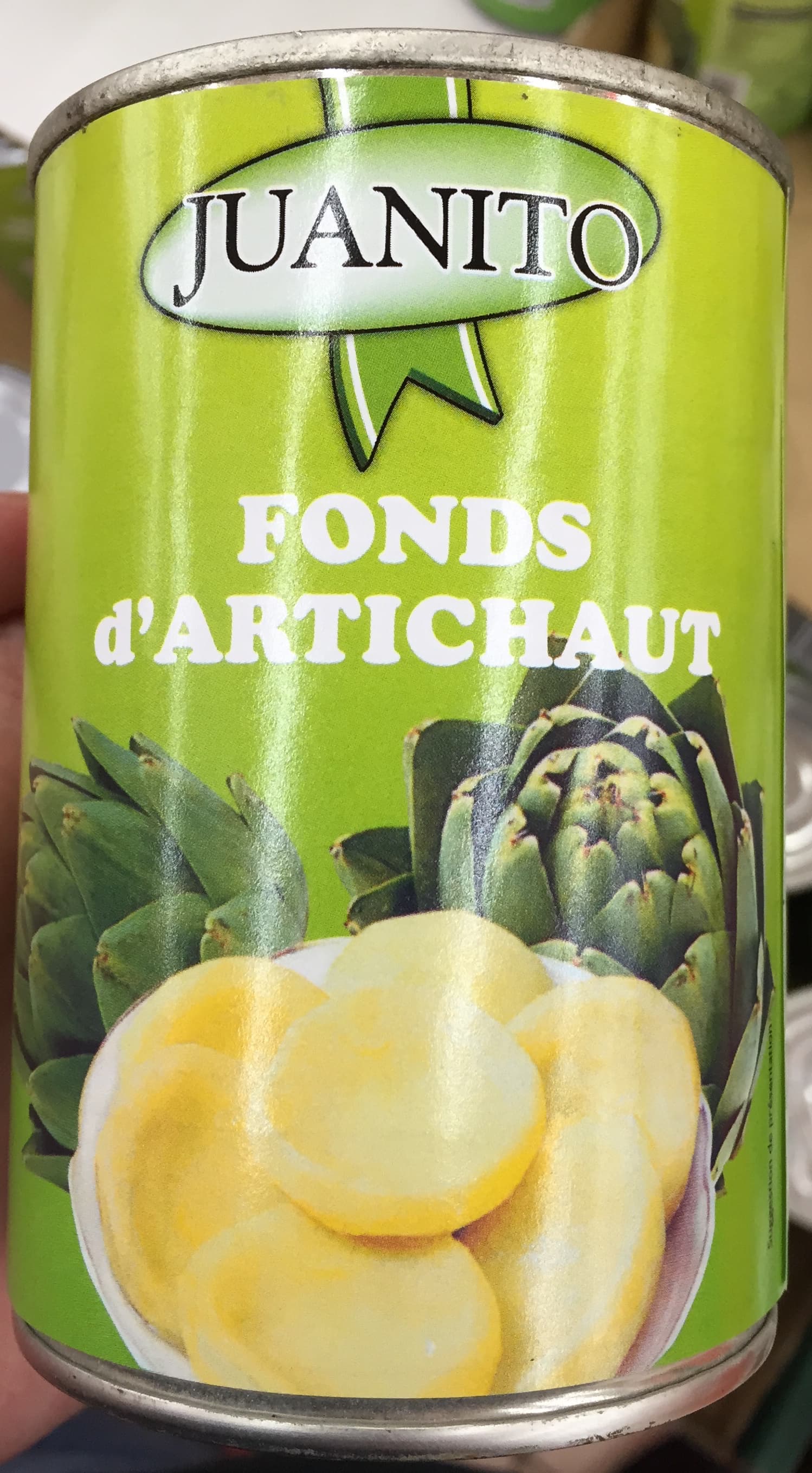 Juanito Fonds d'artichaut packshot