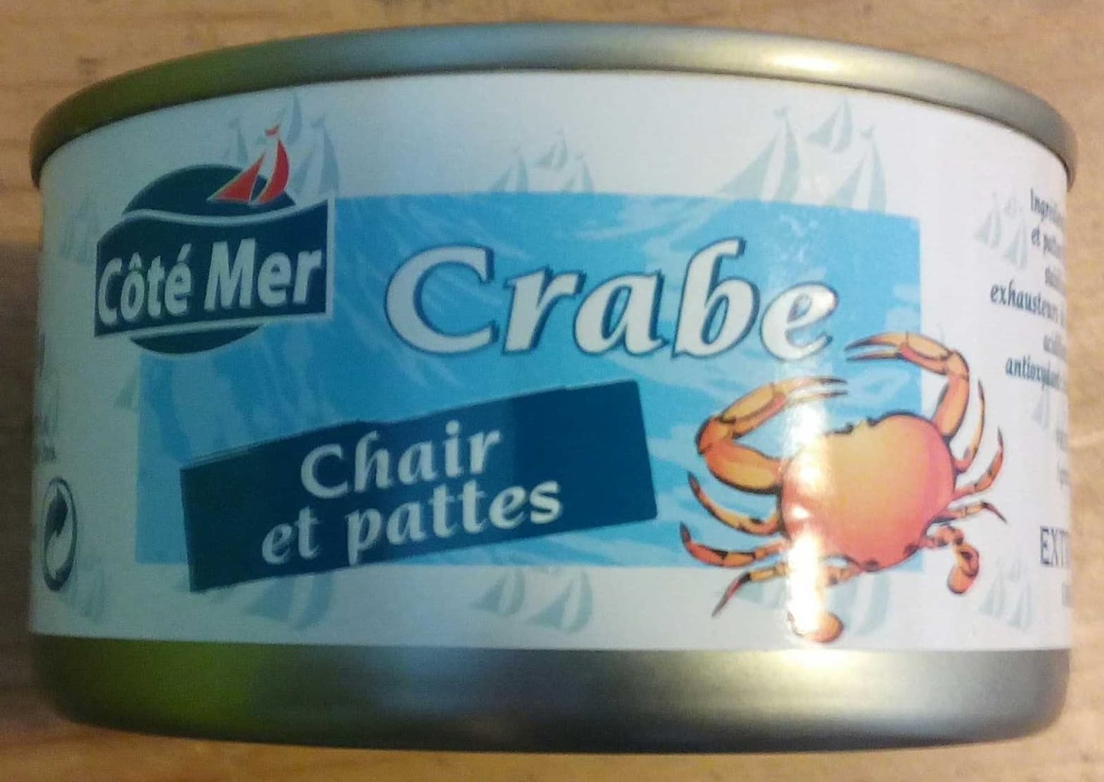 Cote mer Crabe packshot