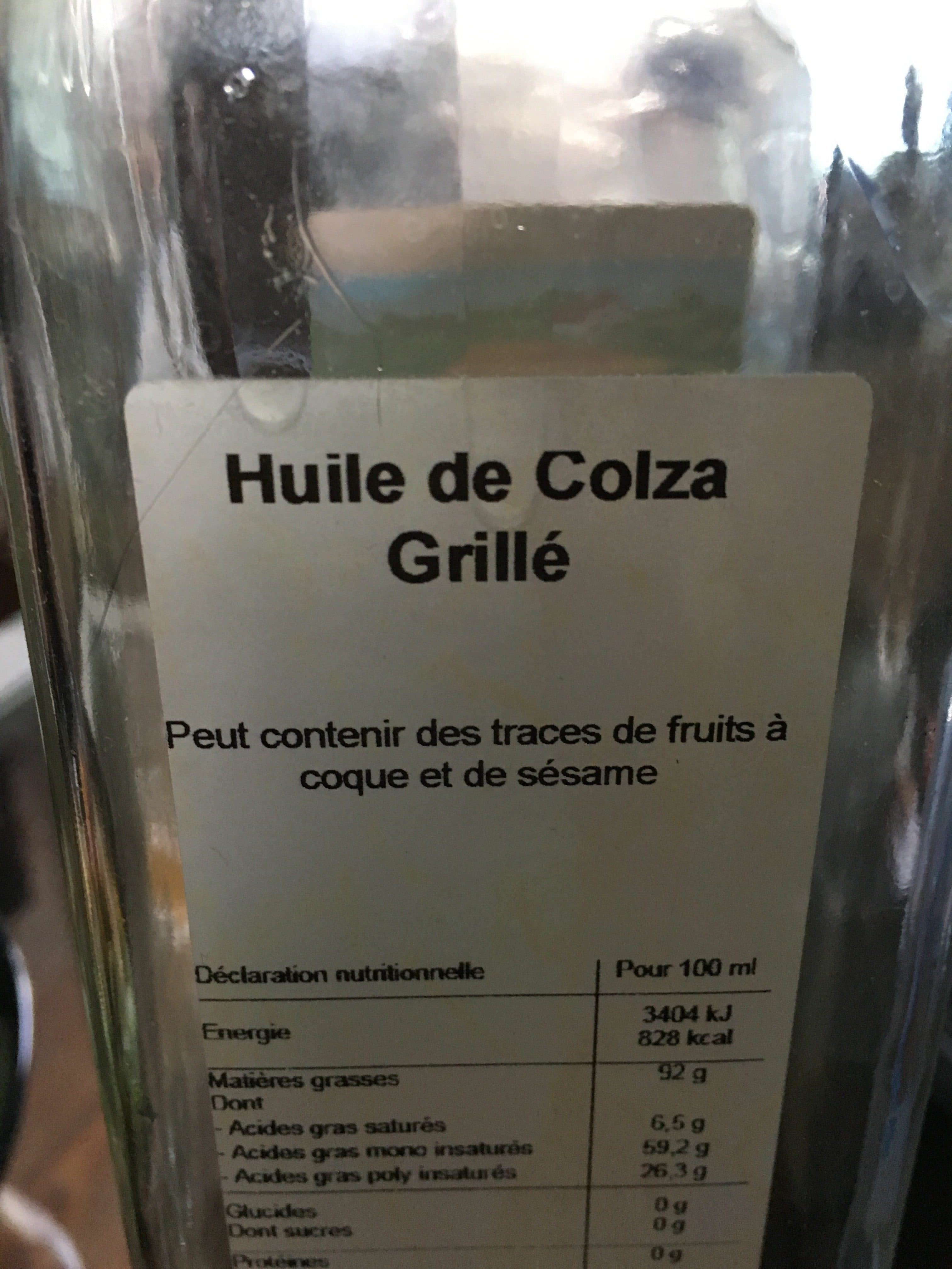 Lapalisse Huile de coza grillé packshot