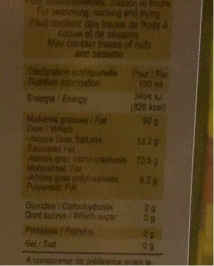 Open Food Facts Huile d'olive packshot