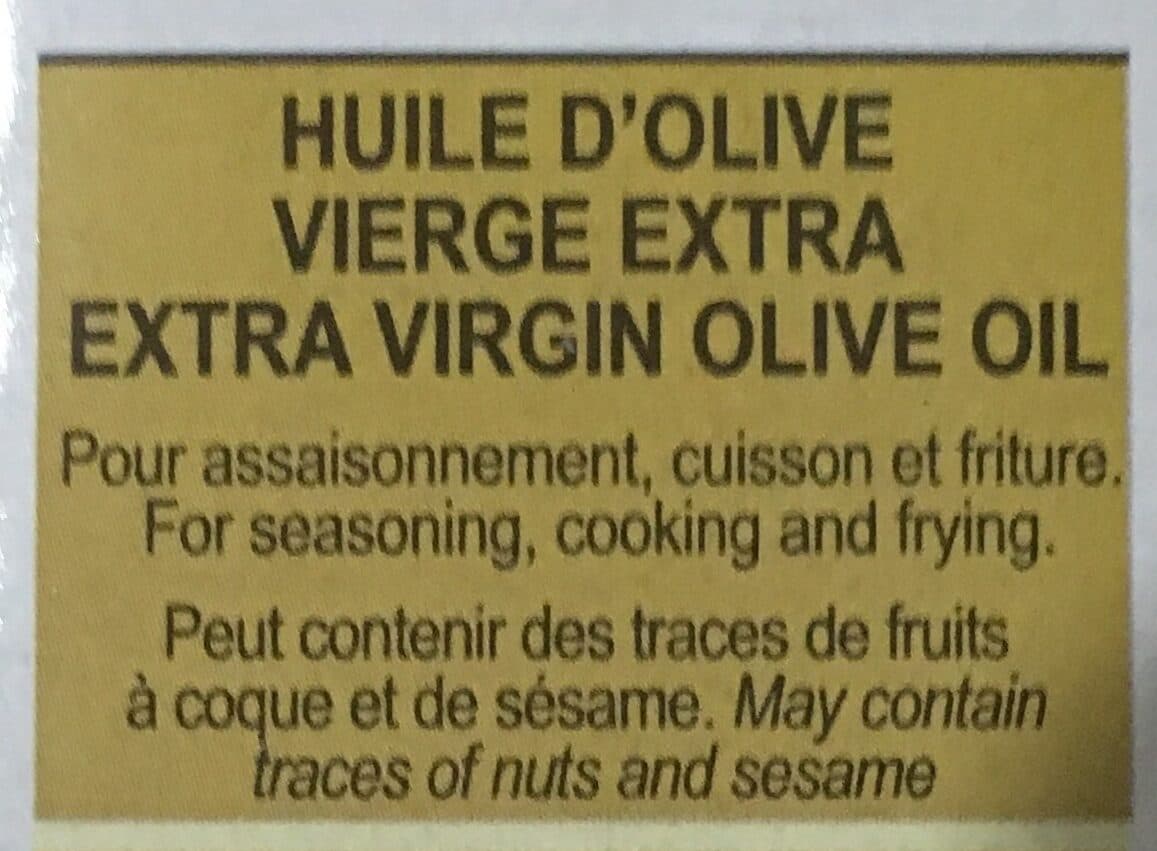 Open Food Facts Huile d'olive vierge extra packshot