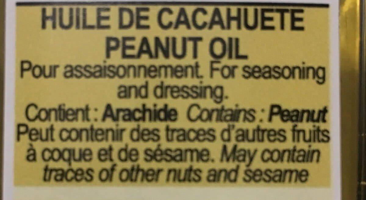 Huilerie de Lapalisse Huile de cacahuete packshot