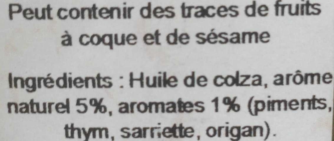 Huilerie de Lapalisse Huile spéciale pizza packshot
