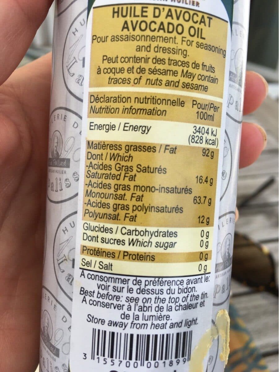 Lapalisse Huile d'avocat Abel Paillard packshot