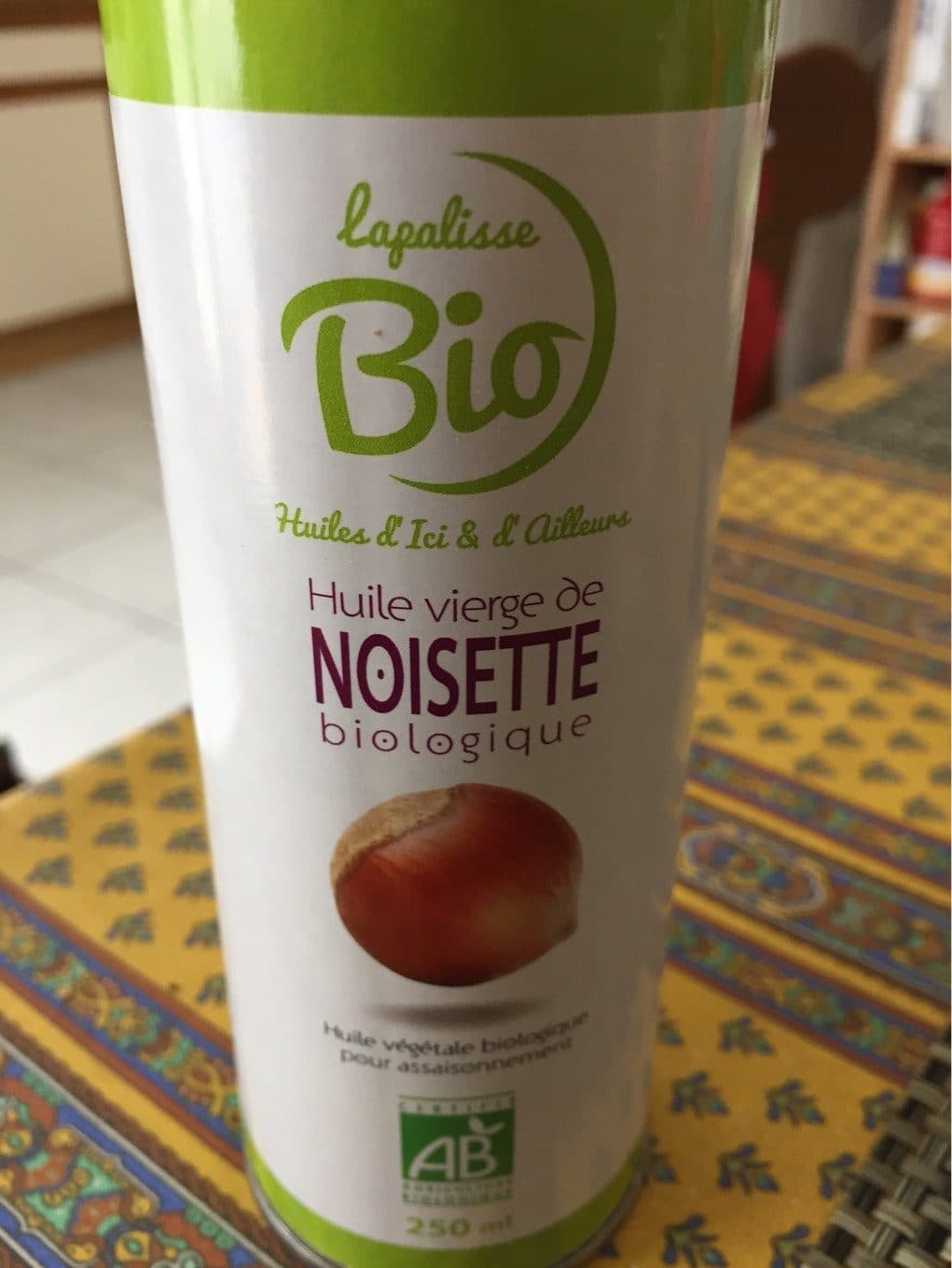 Huileries de lapalisse Huile De Noisette Vierge Bio Bidon packshot