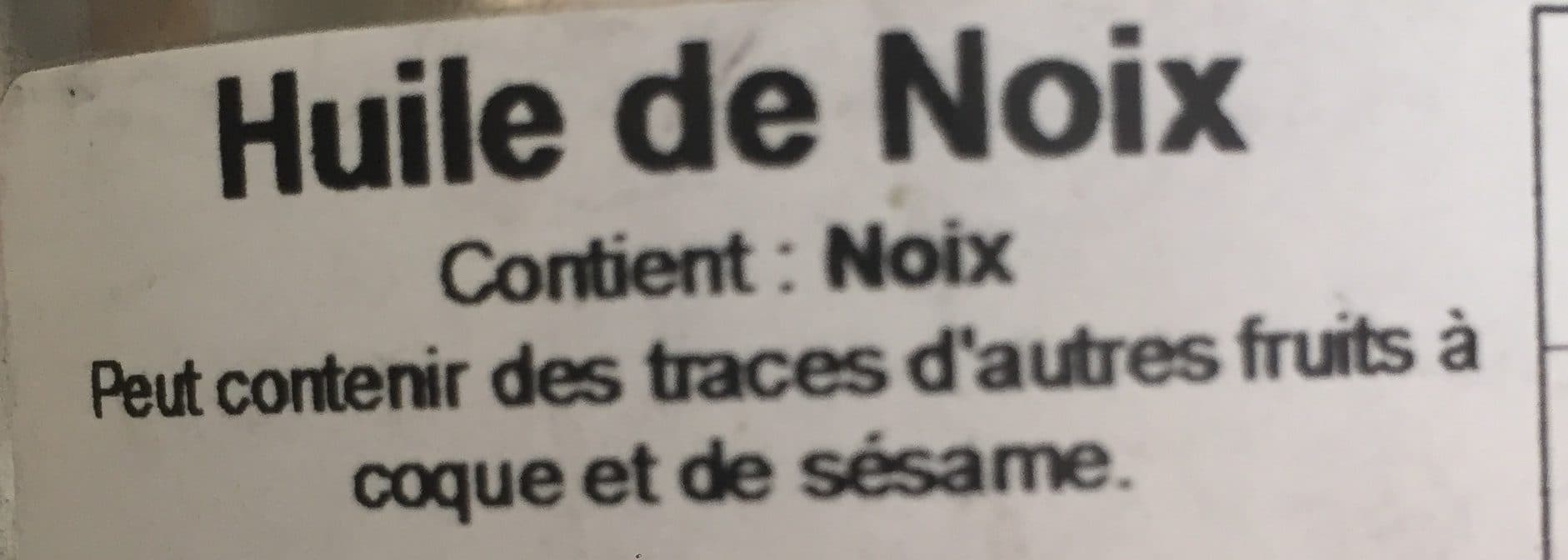 Huilerie de Lapalisse Huile de Noix packshot