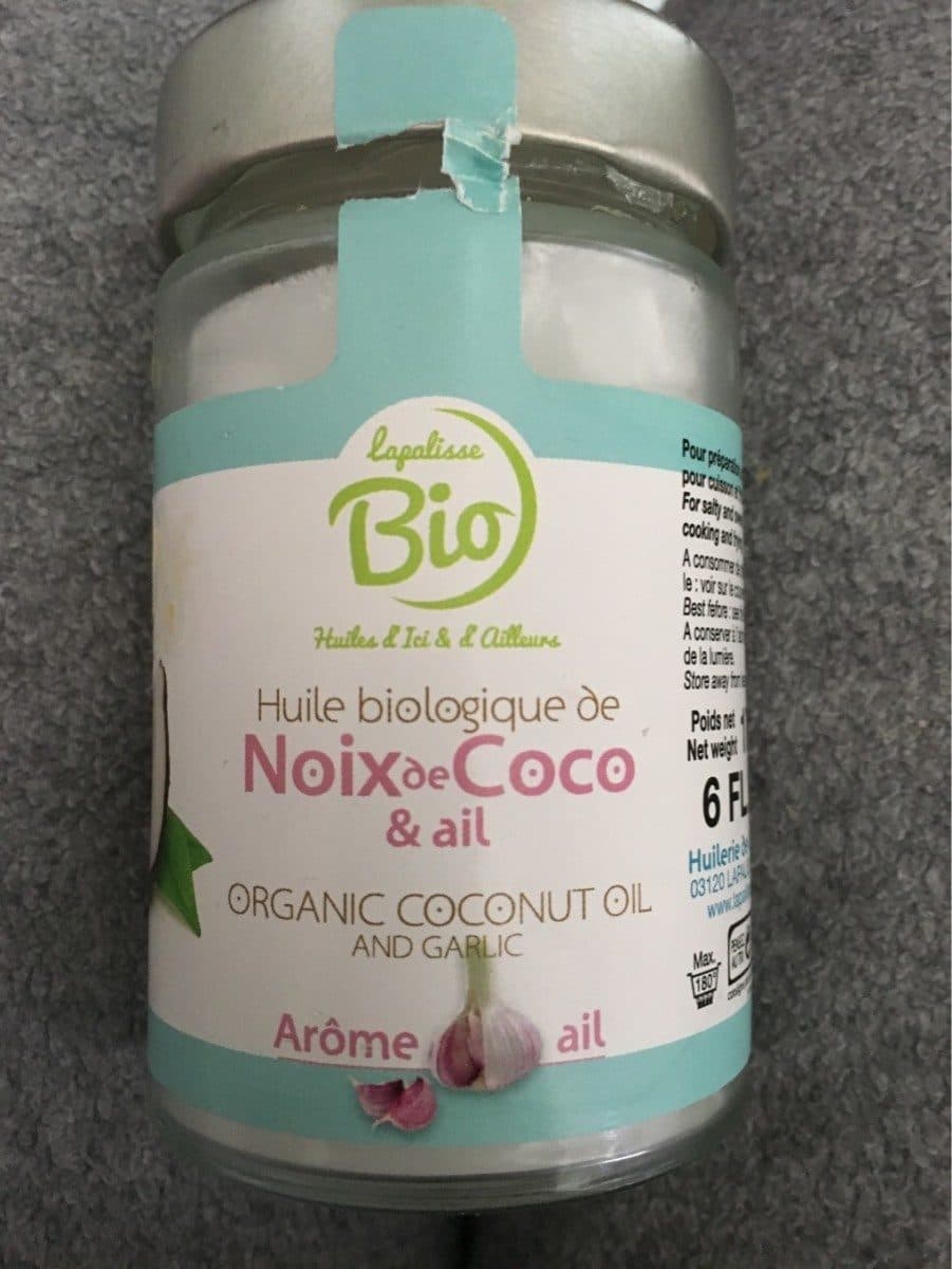 Open Food Facts Huile biologique noix de coco packshot