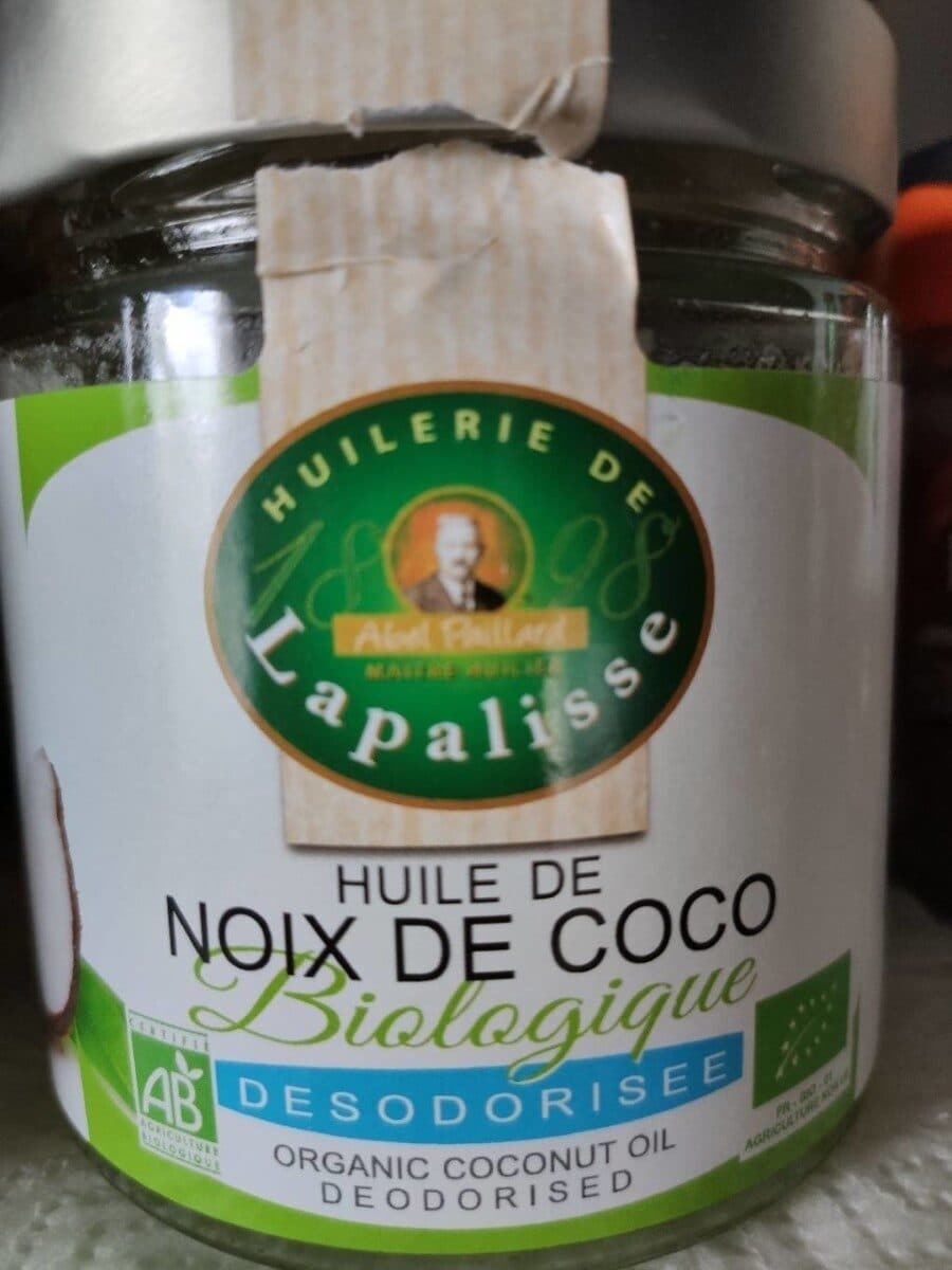 Huilerie de Lapalisse Huile de noix de coco biologique désodorisée packshot