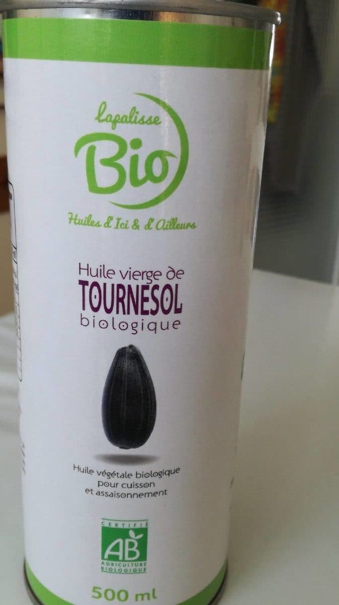 Open Food Facts Huile vierge tournesol biologique packshot
