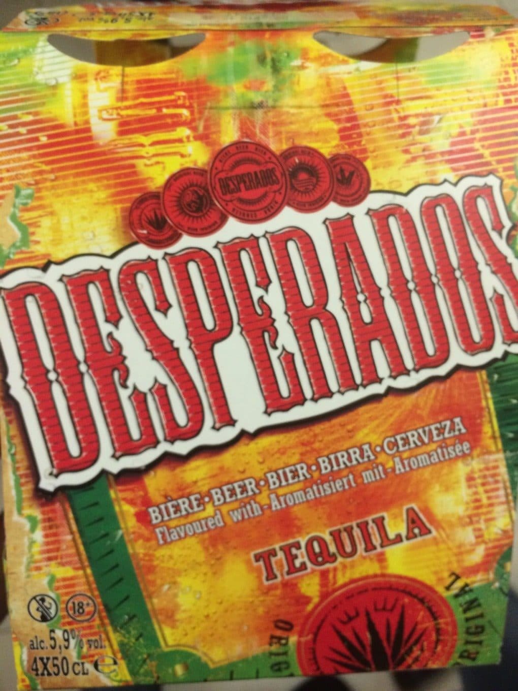 Desperados Bière Aromatisée Téquila Desperados, 5,9° packshot