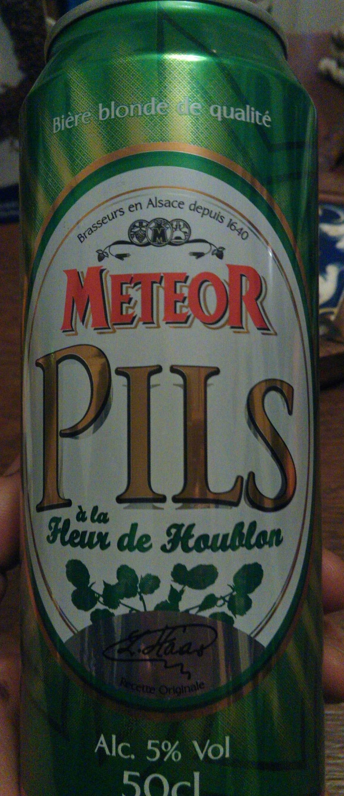 Meteor Pils à la fleur de houblon packshot