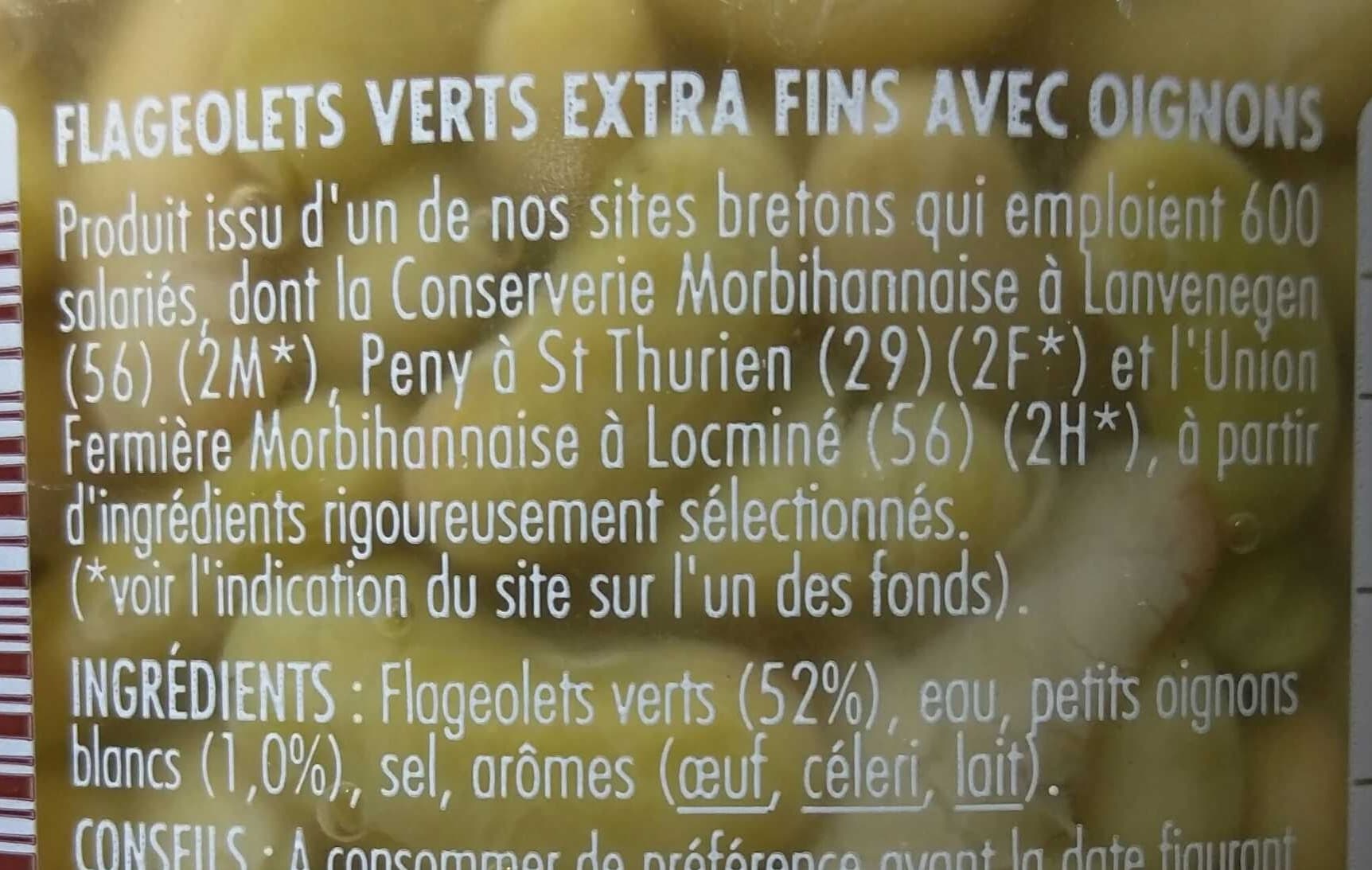 Jean Nicolas Flageolets verts avec oignons Extra Fins packshot