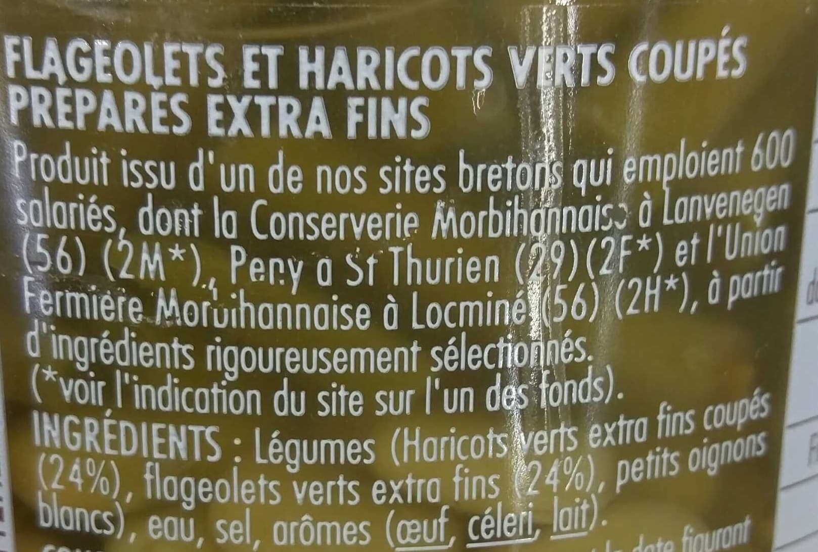 Jean Nicolas Flageolets et Haricots verts Extra-Fins packshot