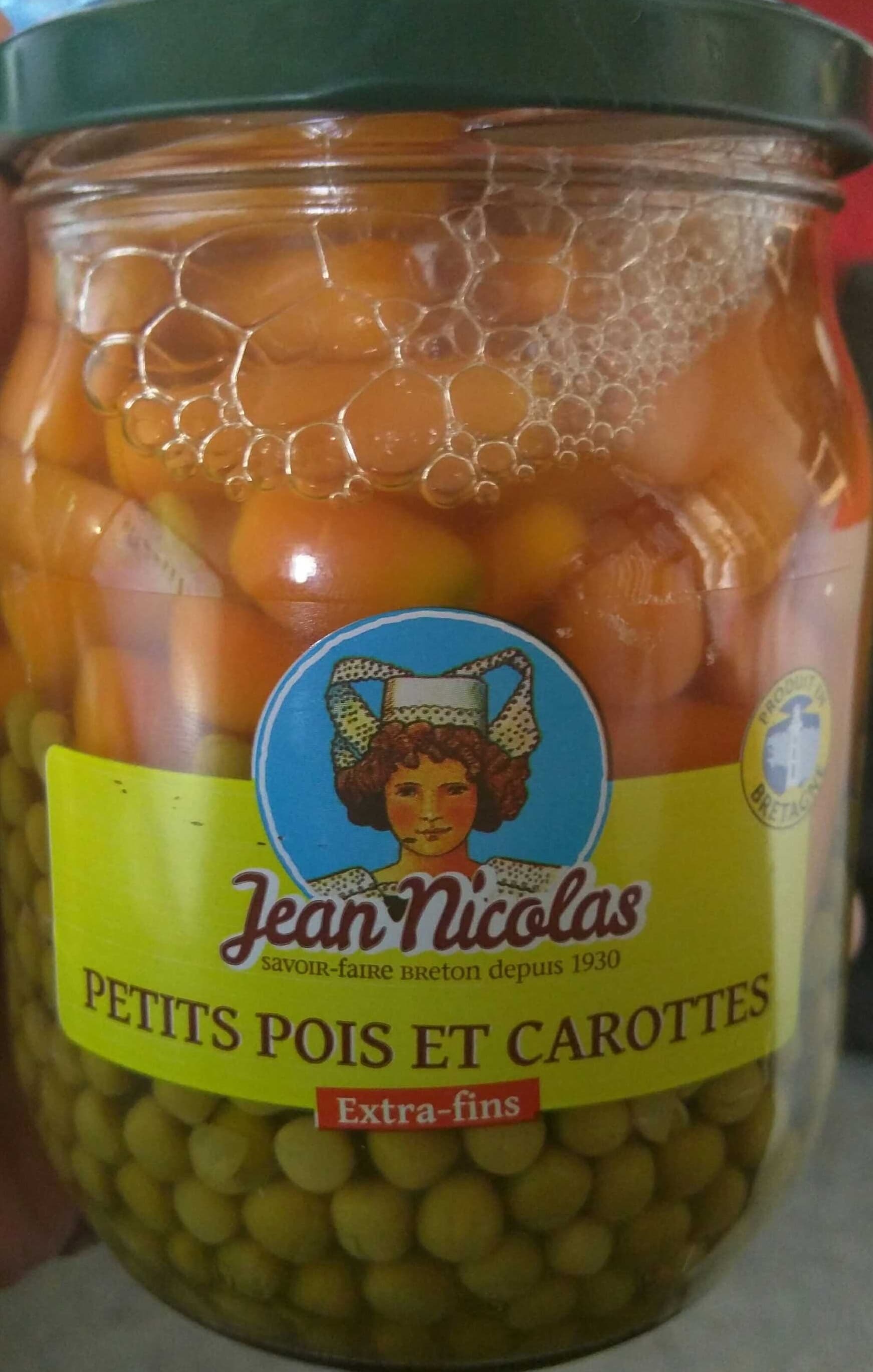 Jean Nicolas Petits pois et Carottes packshot