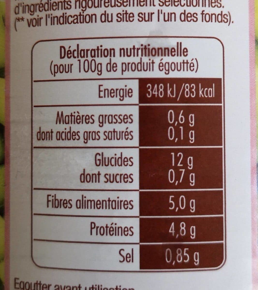 Jean nicolas Flageolets extra fins Produit en Bretagne Jean Nicolas 530g packshot