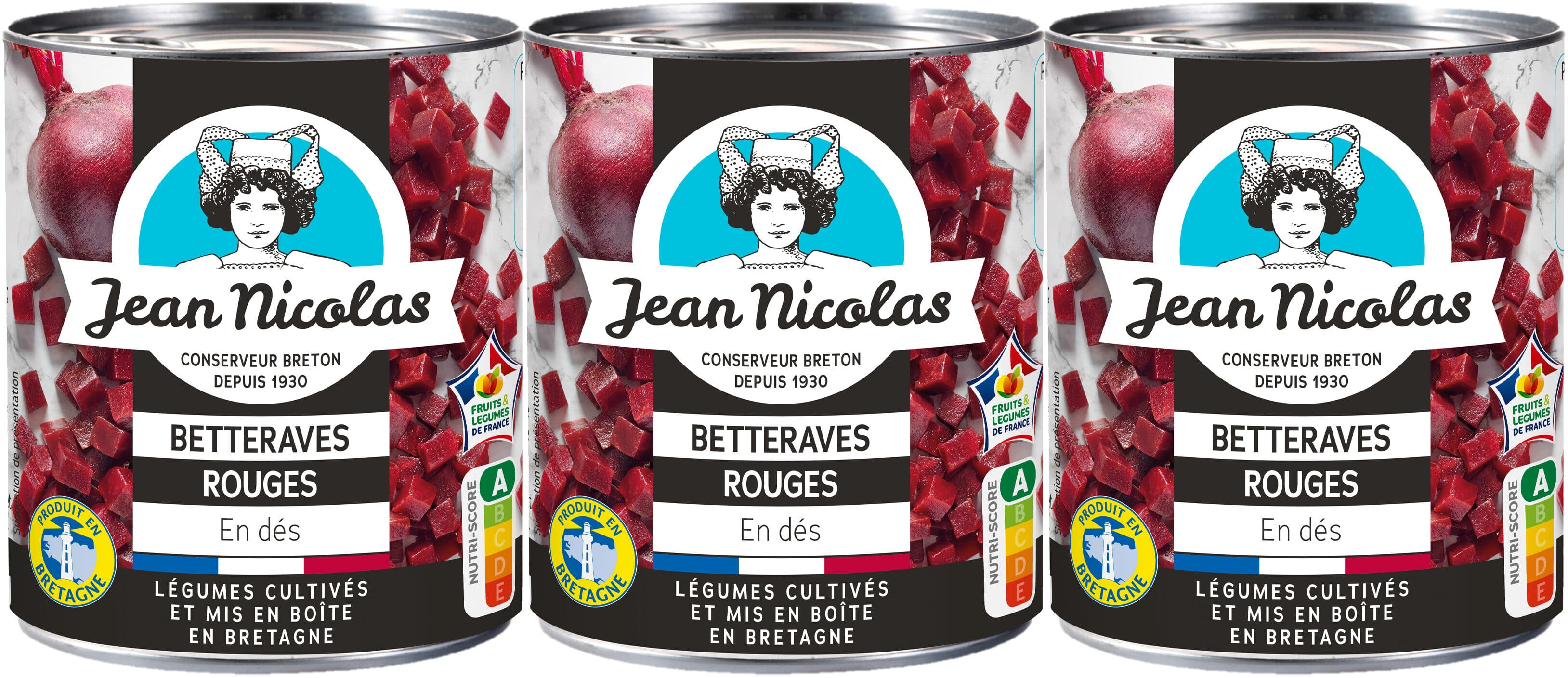 Jean nicolas Tripack 1/4ofx3 betteraves en des packshot