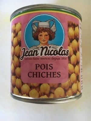 Jean Nicolas Pois chiches packshot
