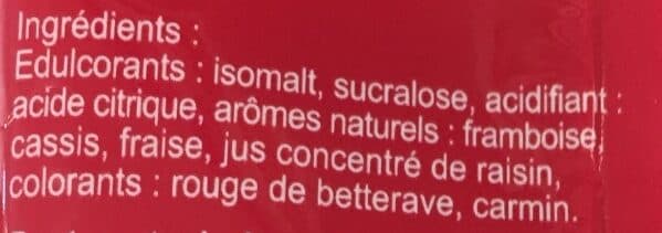 Open Food Facts Fruits rouges sans sucres packshot