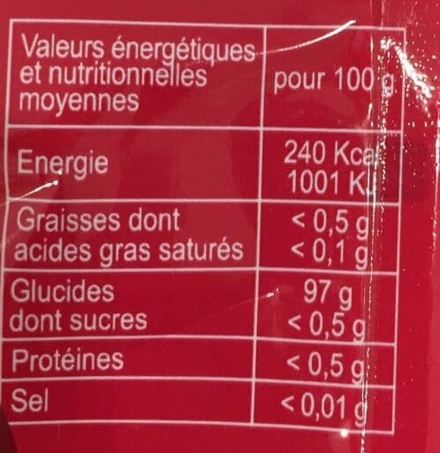 Open Food Facts Fruits rouges sans sucres packshot