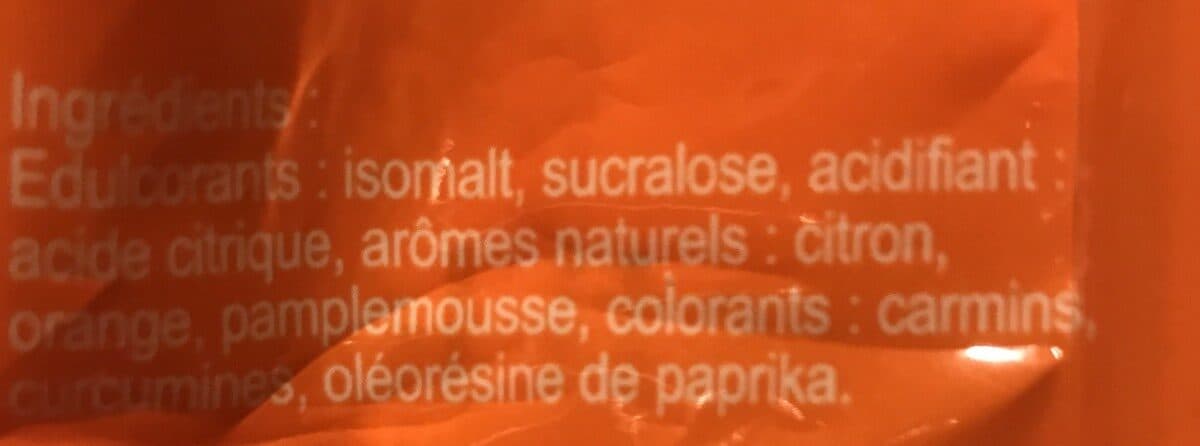 Open Food Facts Pastilles Agrumes packshot