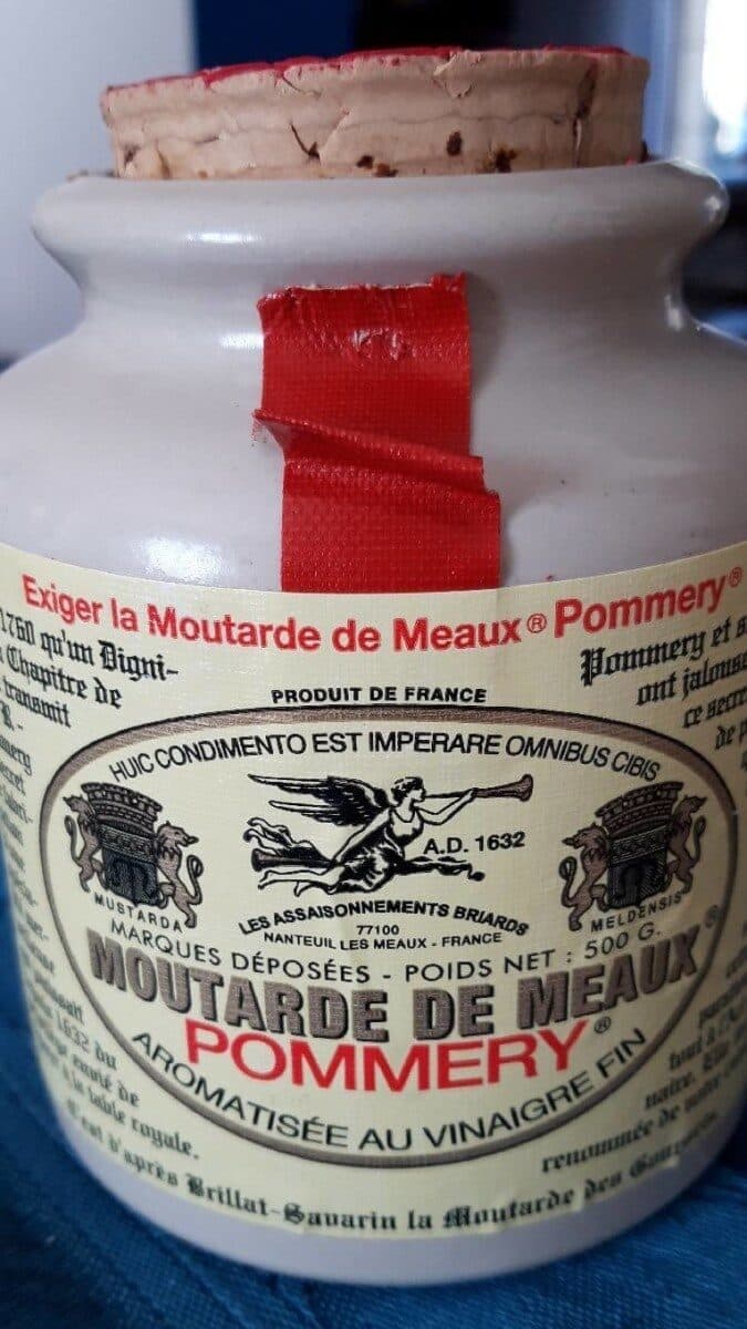 Pommery Moutarde de Meaux aromatisée au vinaigre fin packshot
