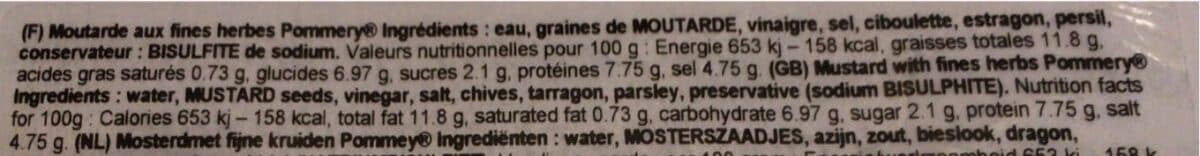 Pommery Moutarde pommery fine packshot