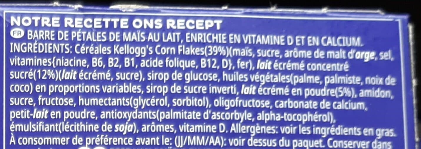 Kellogg's Kellogg's Barres Frosties 6x25g packshot