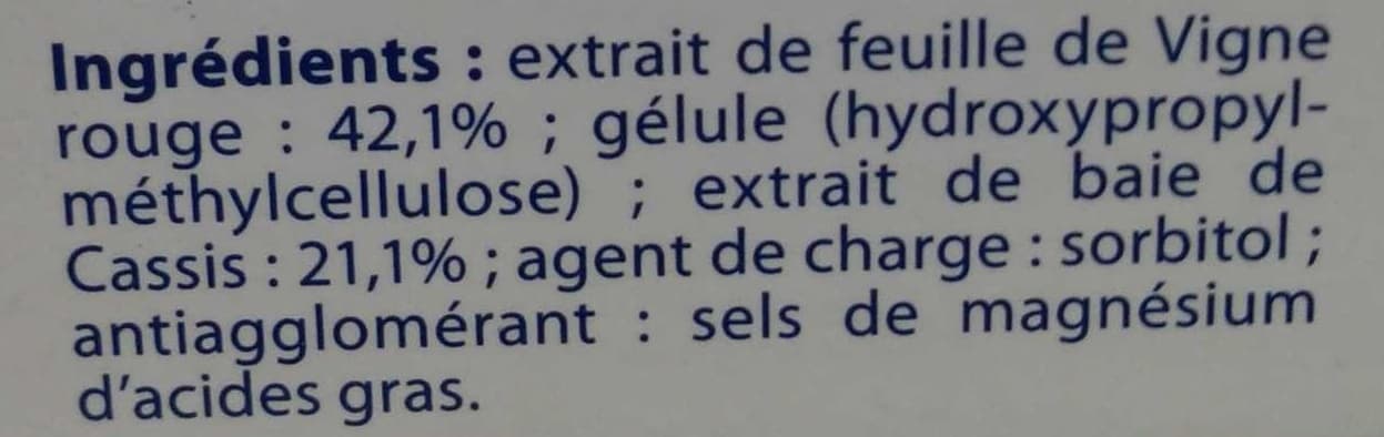 Juvamine Vigne rouge cassis packshot