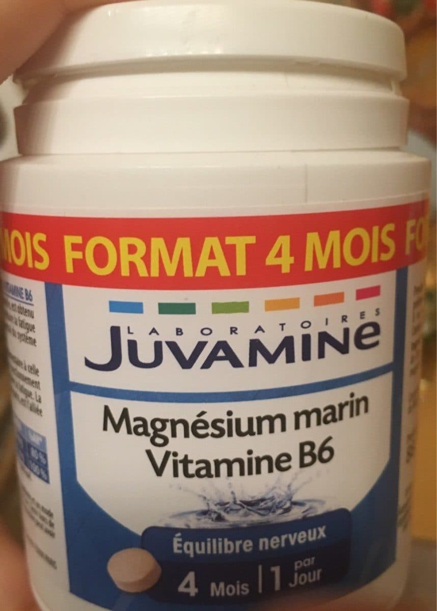 Juvamine Magnesium marin vitamine B6 packshot
