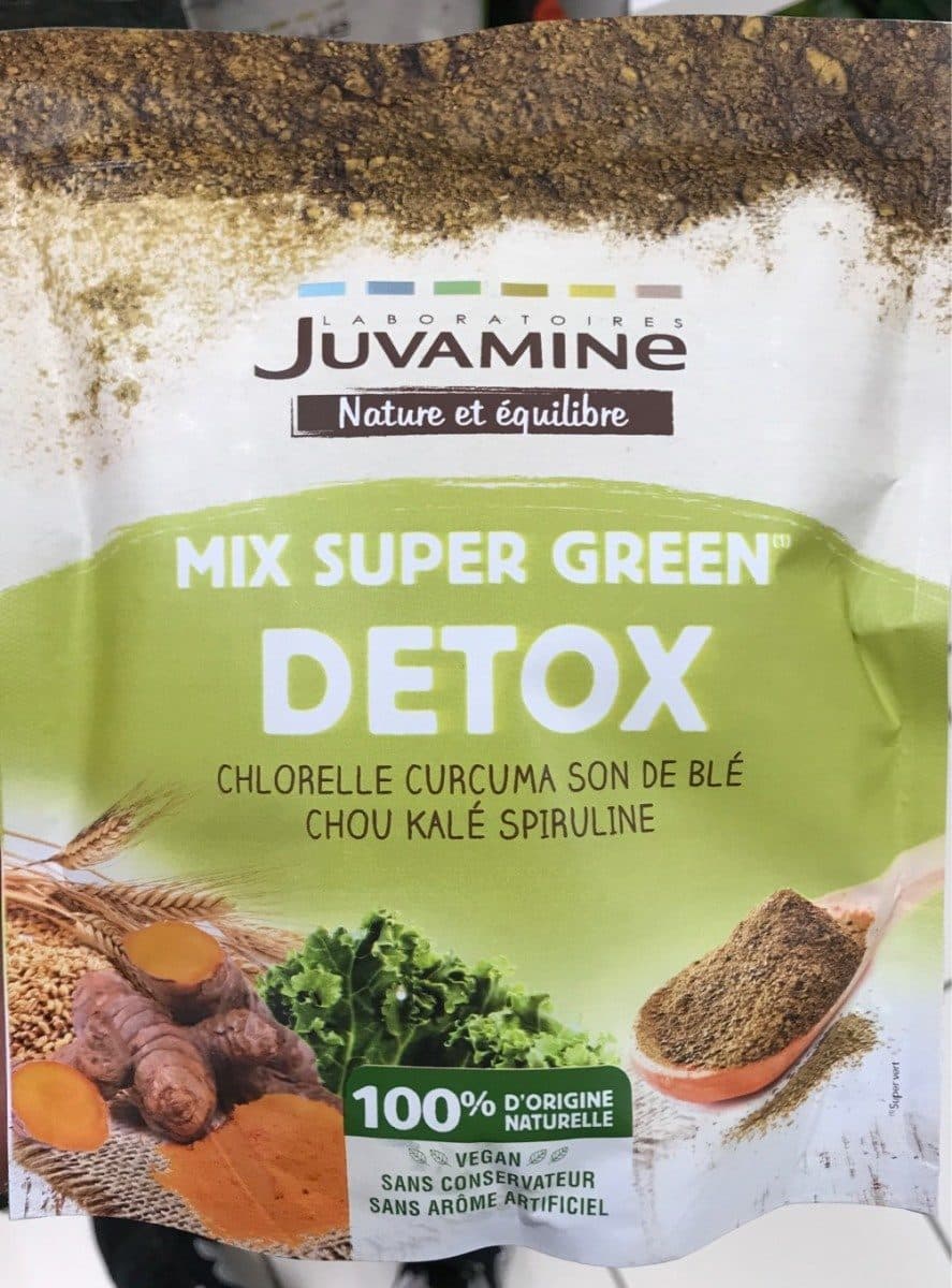 Juvamine Mix super green detox packshot