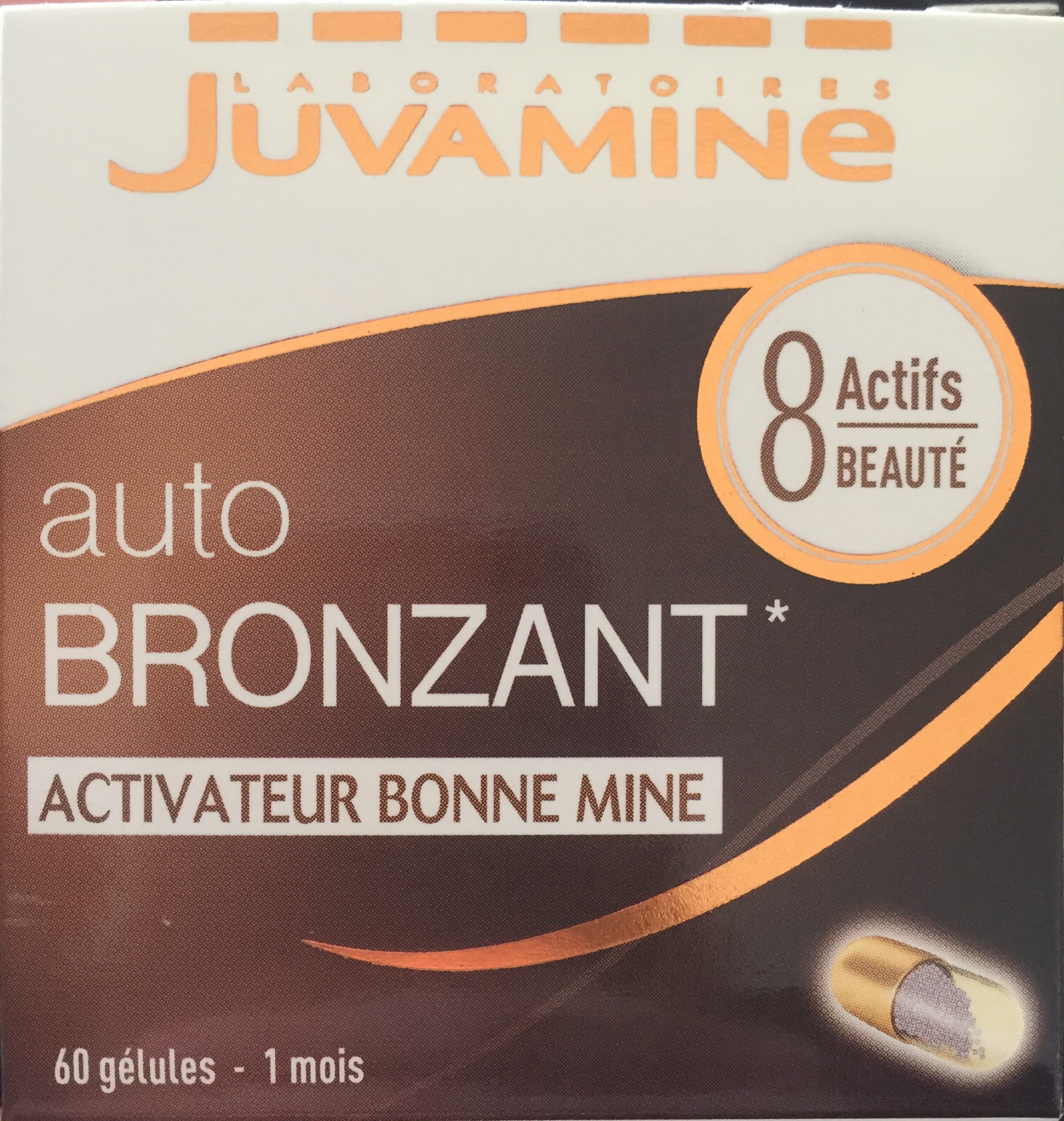 Juvamine Auto bronzant packshot