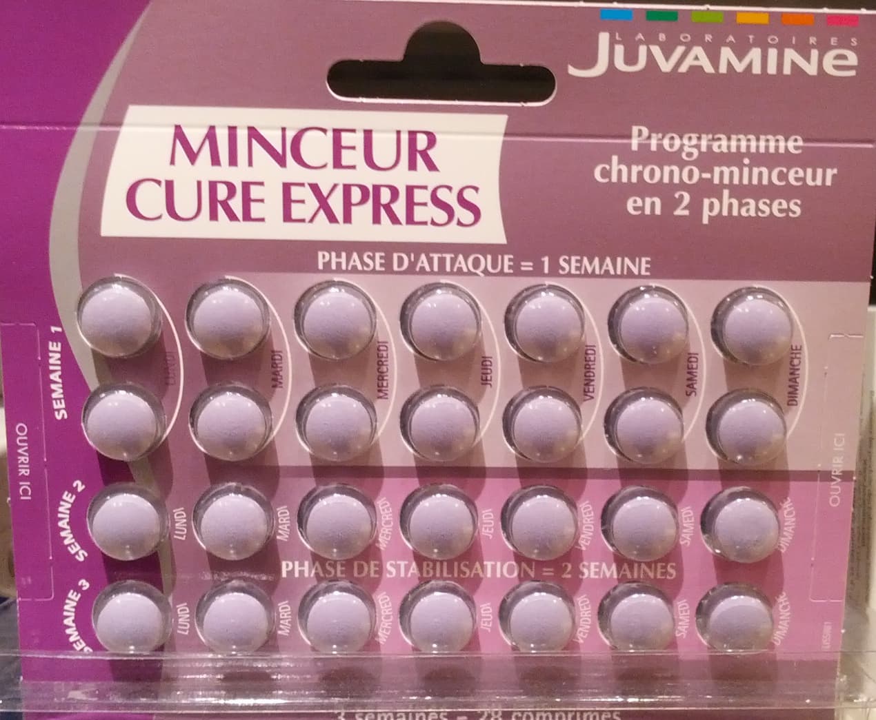 Juvamine Minceur Cure Express packshot