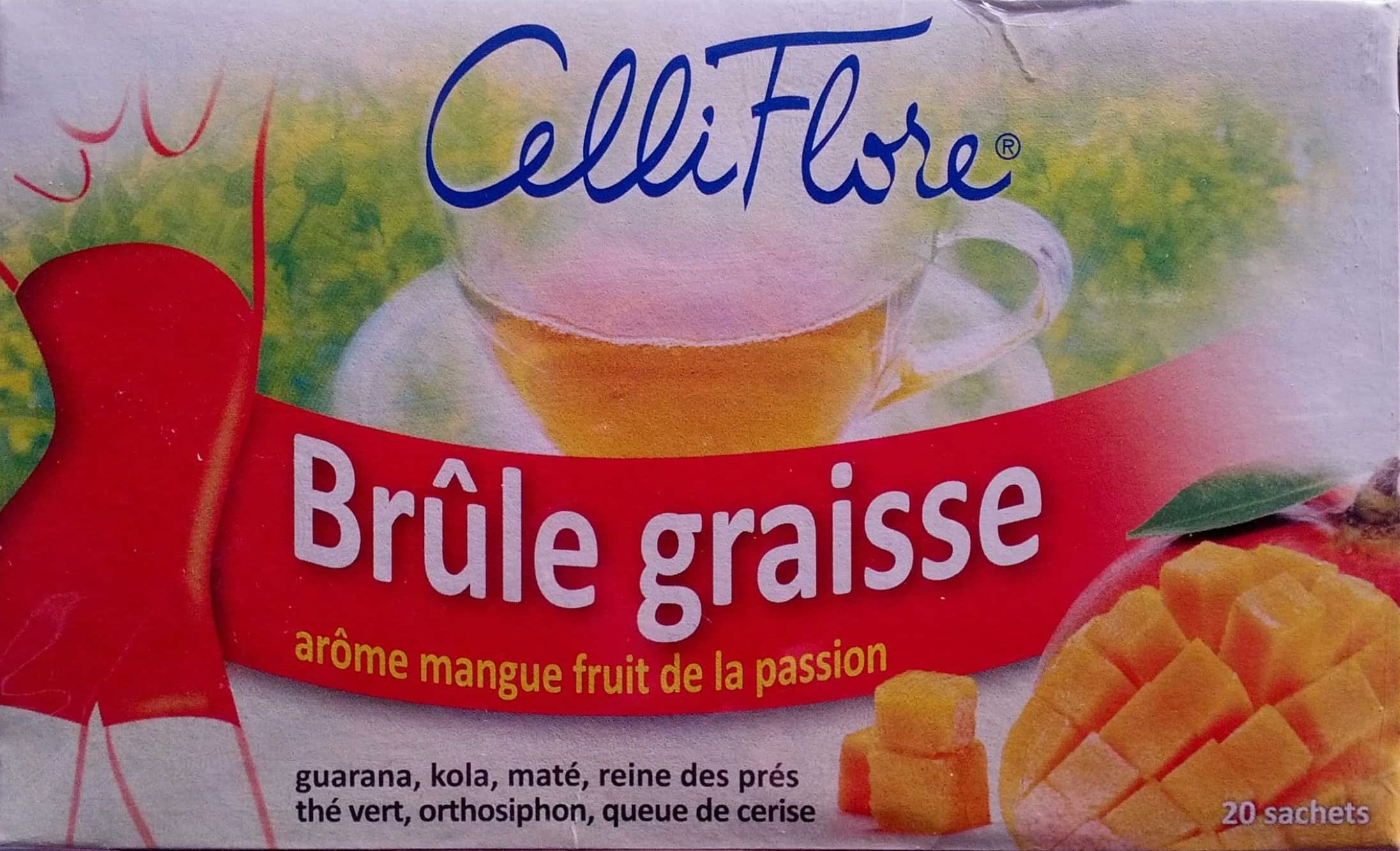 Celliflore Brûle graisse - Infusion à base de thé et de plantes packshot