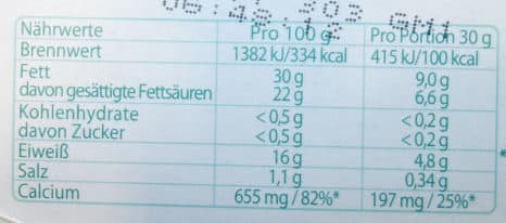 Géramont Géramont mit gerösteten Kürbiskernen packshot