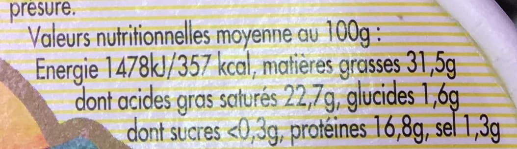 La Maison du Gruyère Le Vosgien (31,5% MG) packshot