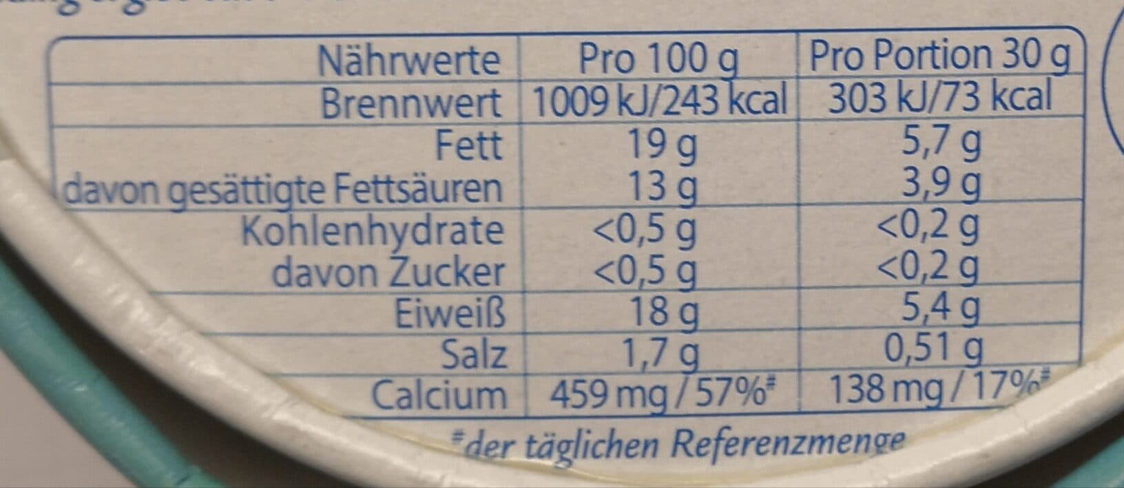 Géramont Camembert mit Joghurt packshot
