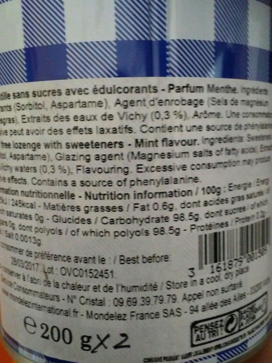 Vichy Pastille vichy packshot