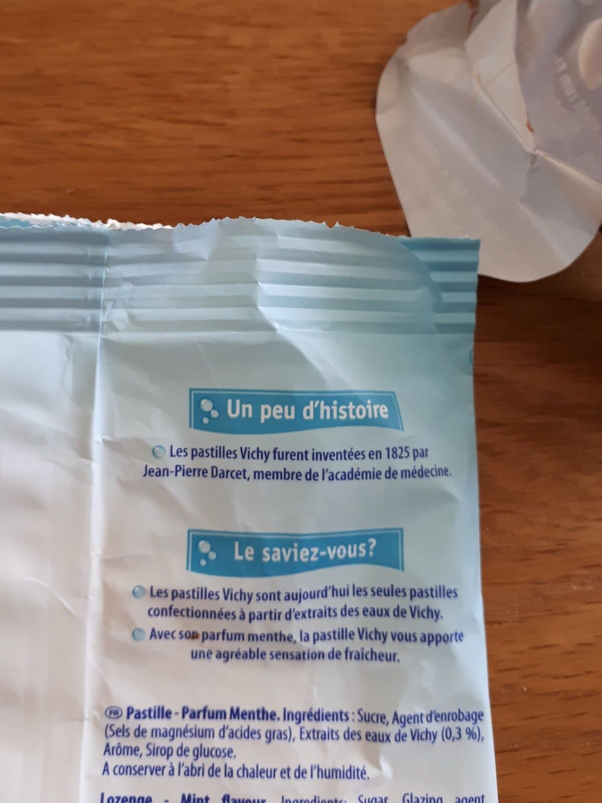 comptoir européen de la confiserie Pastilles parfum menthe packshot