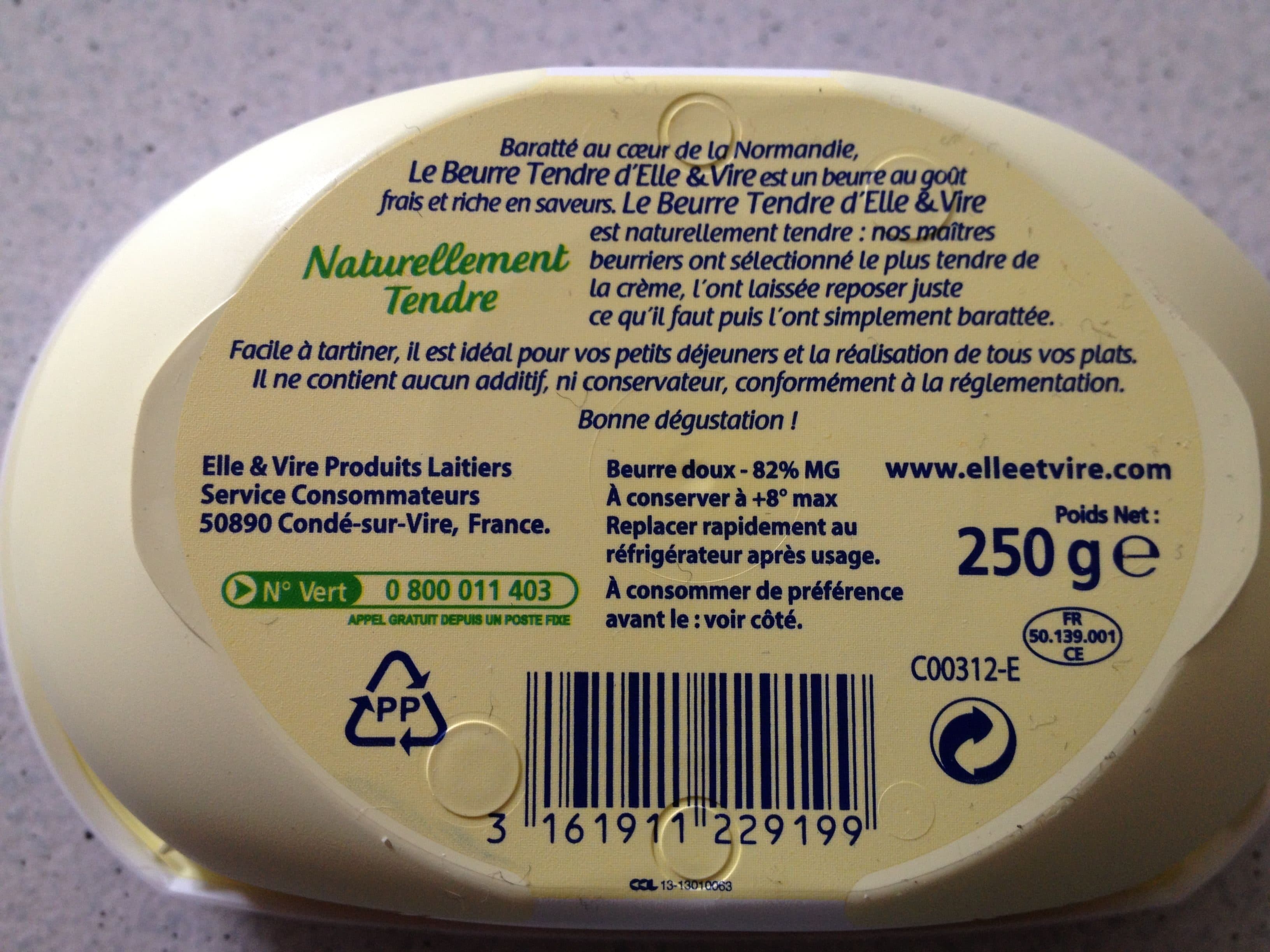 Elle & Vire Le Beurre Tendre packshot