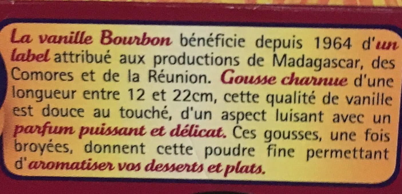 Sainte lucie Vanille poudre Sainte Lucie 100% gousses broyees packshot
