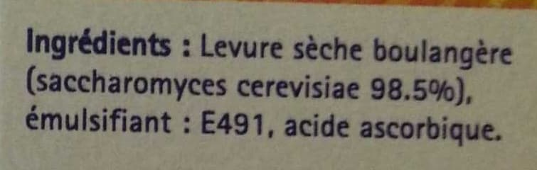 Sainte Lucie Levure boulangère super active packshot